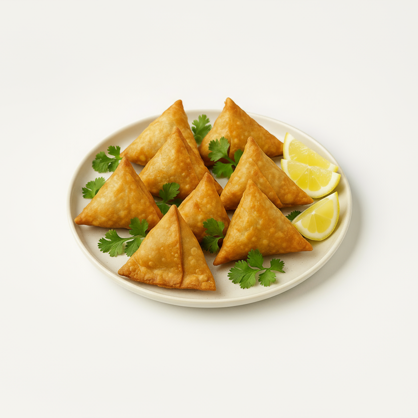 chicken samosa platter