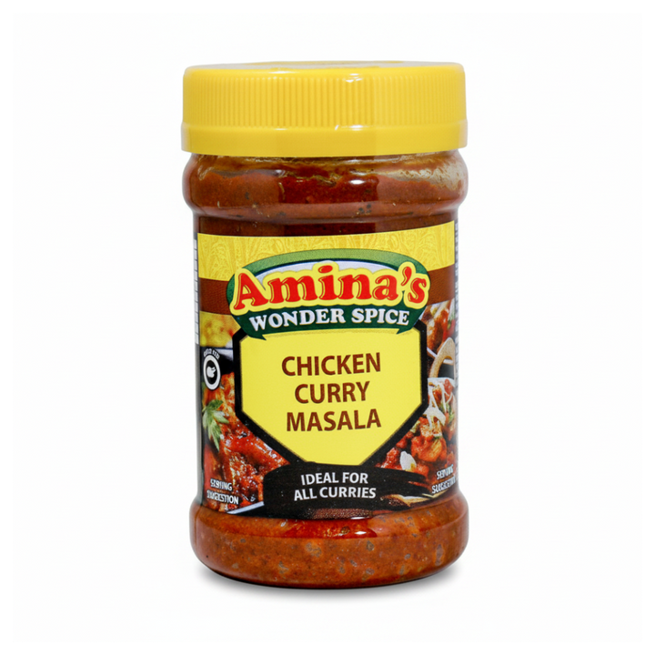 marinade of Amina's wonder spice chicken curry masala