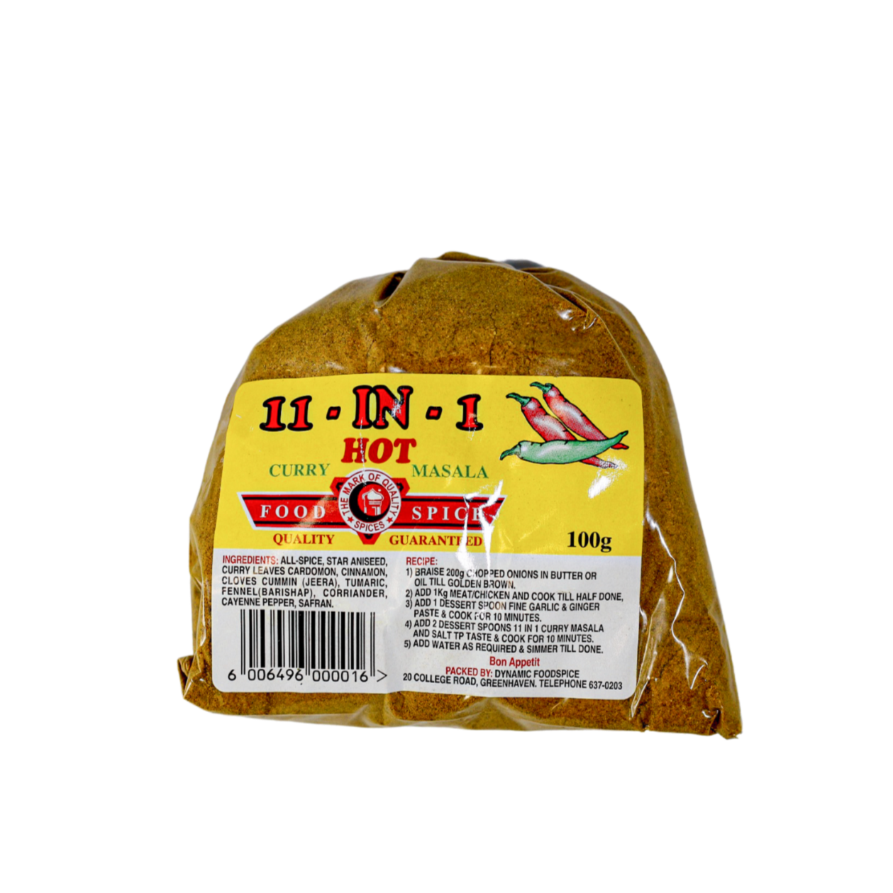 11-in-1 Hot Curry Masala 100g