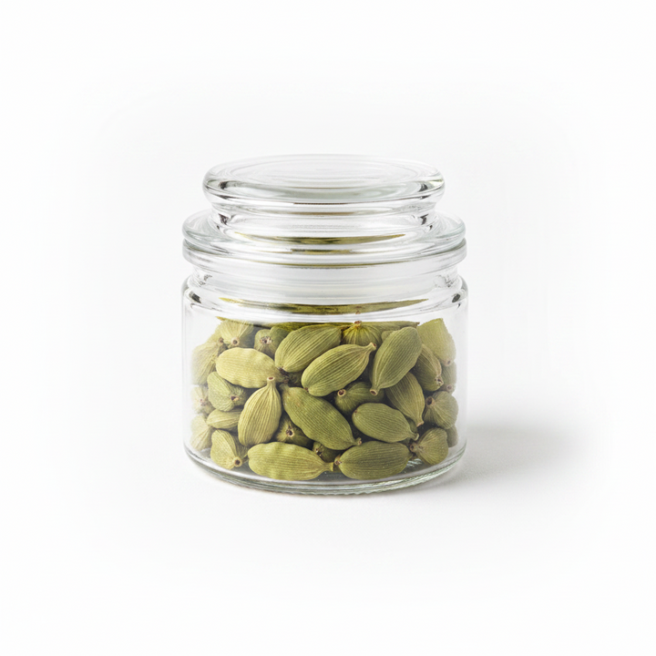 cardamom in a glass jar 