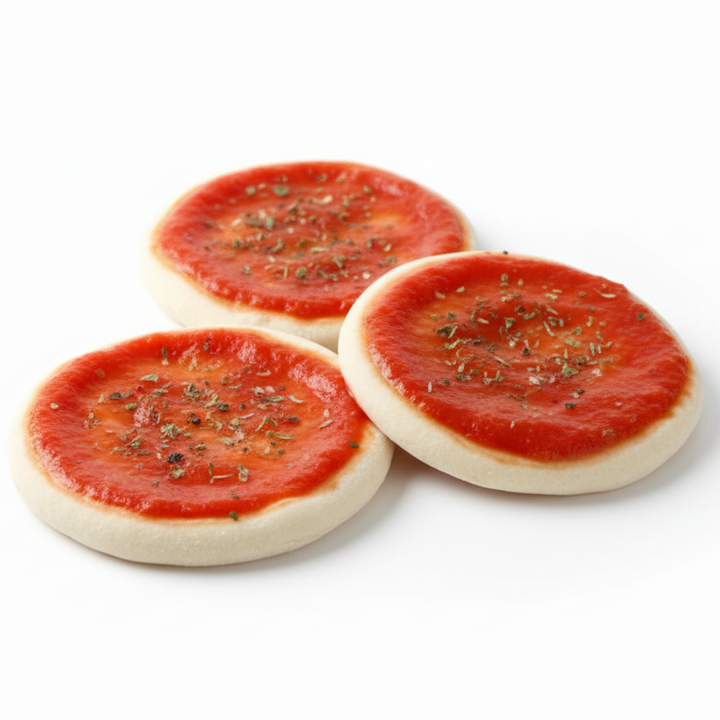 mini cocktail tomato pizza bases